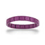 Brazalete italiano ajustable liso 9mm magenta satinado