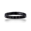 Brazalete italiano ajustable liso 9mm negro