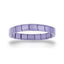 Brazalete italiano ajustable liso 9mm lila satinado