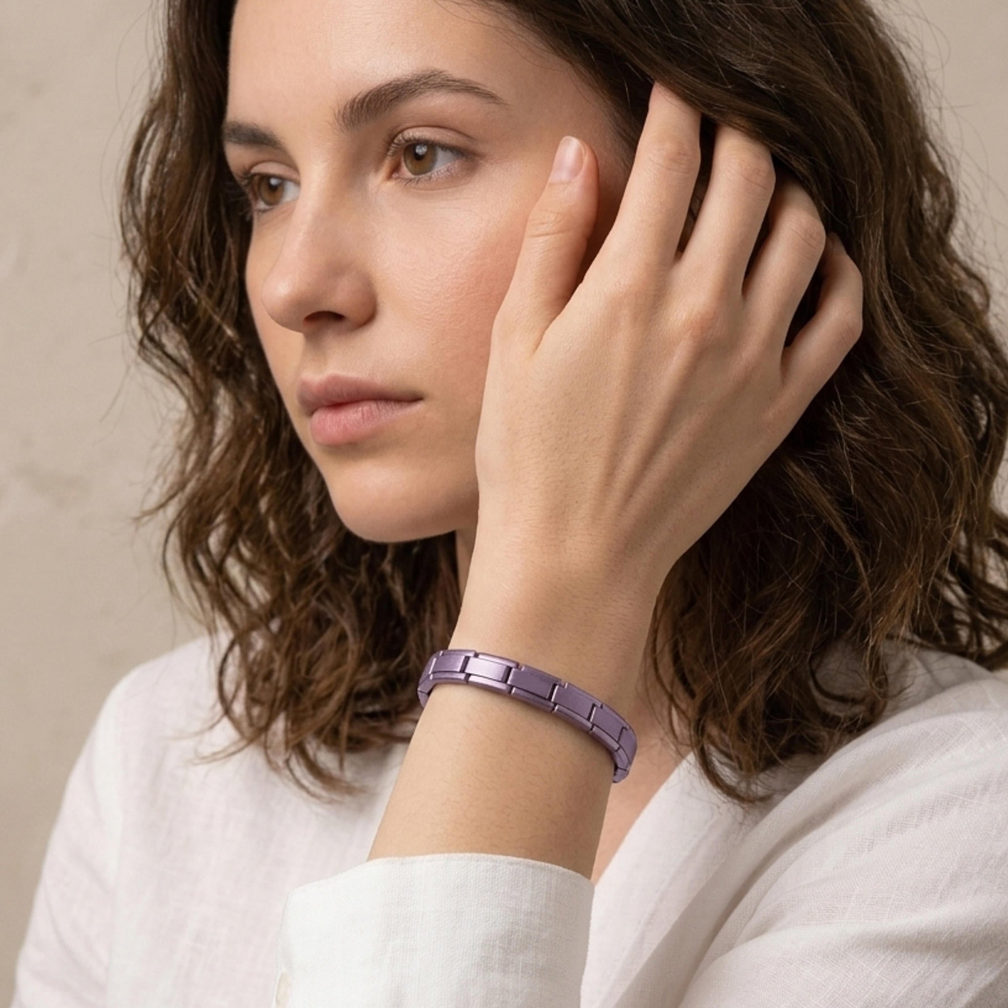 Brazalete italiano ajustable liso 7mm