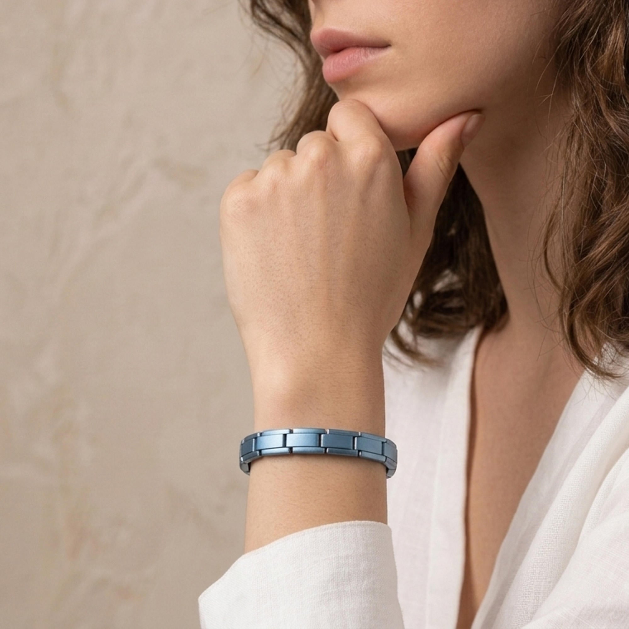Brazalete italiano ajustable liso 7mm