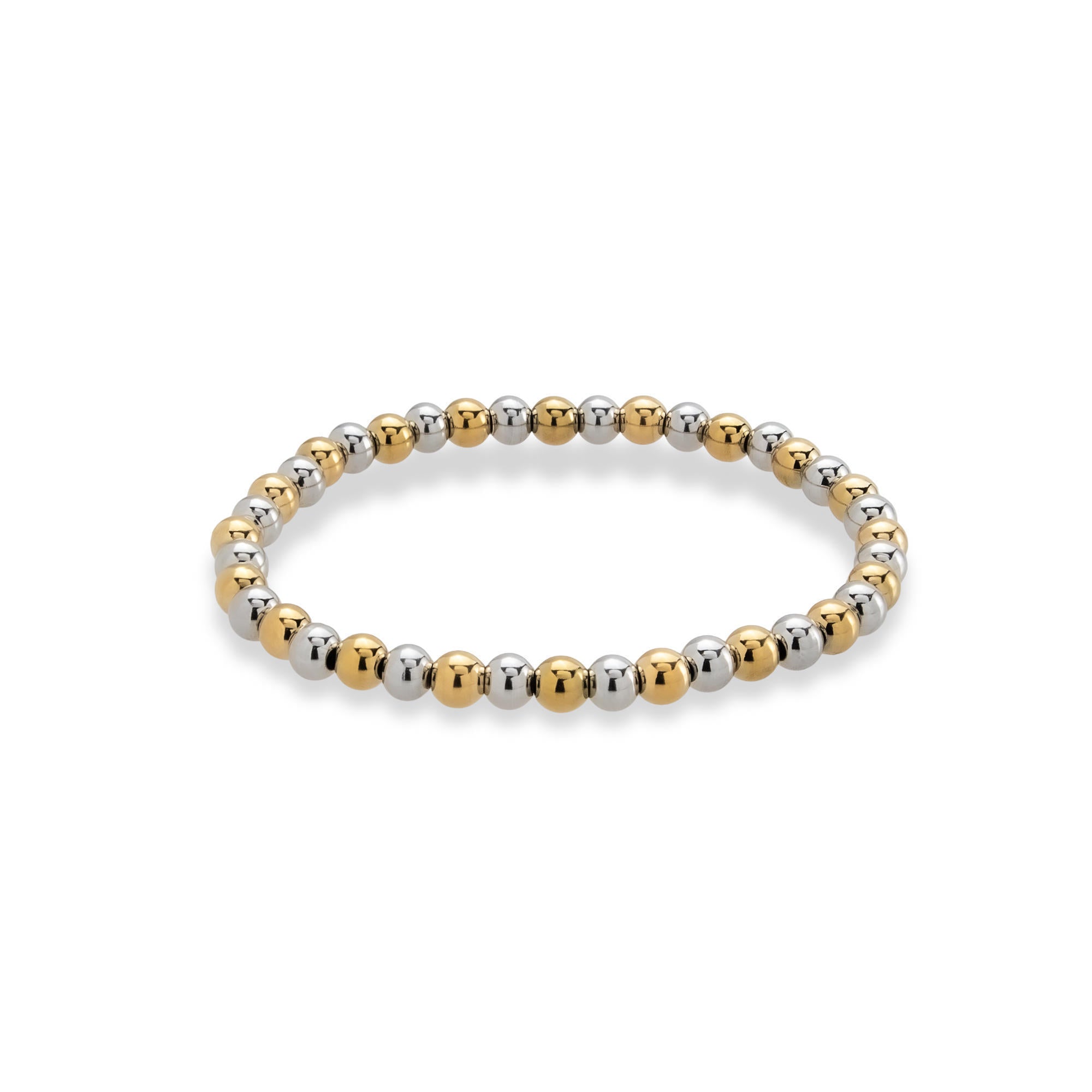 Pulsera ajustable con balines lisos 5mm