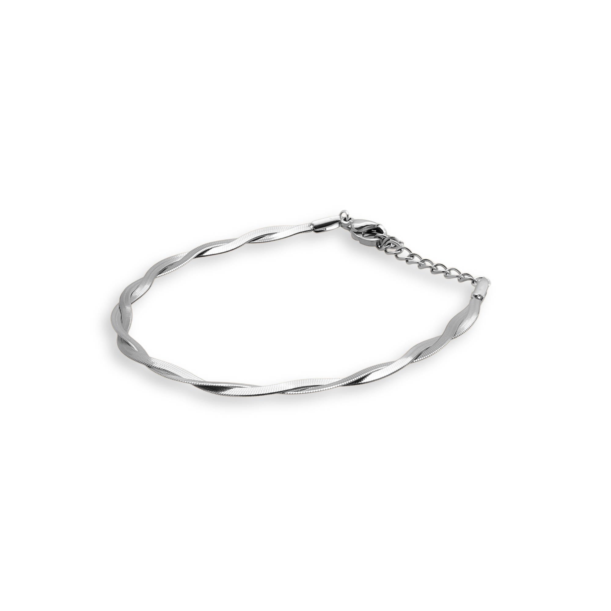 Pulsera panza de vibora trenzada 16-19cm