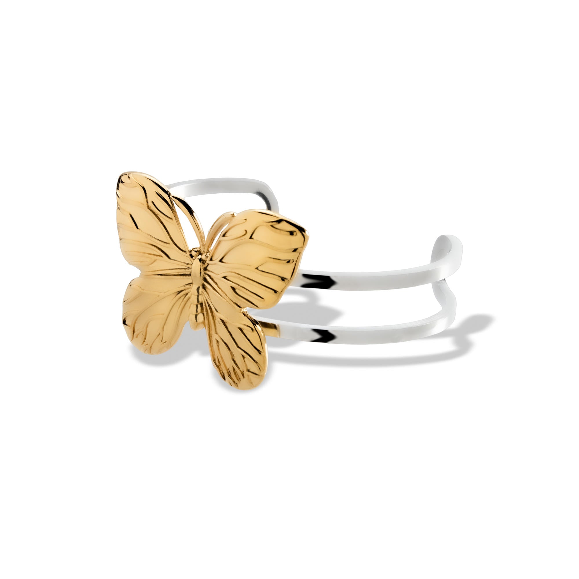 Brazalete mariposa texturizada 7cm