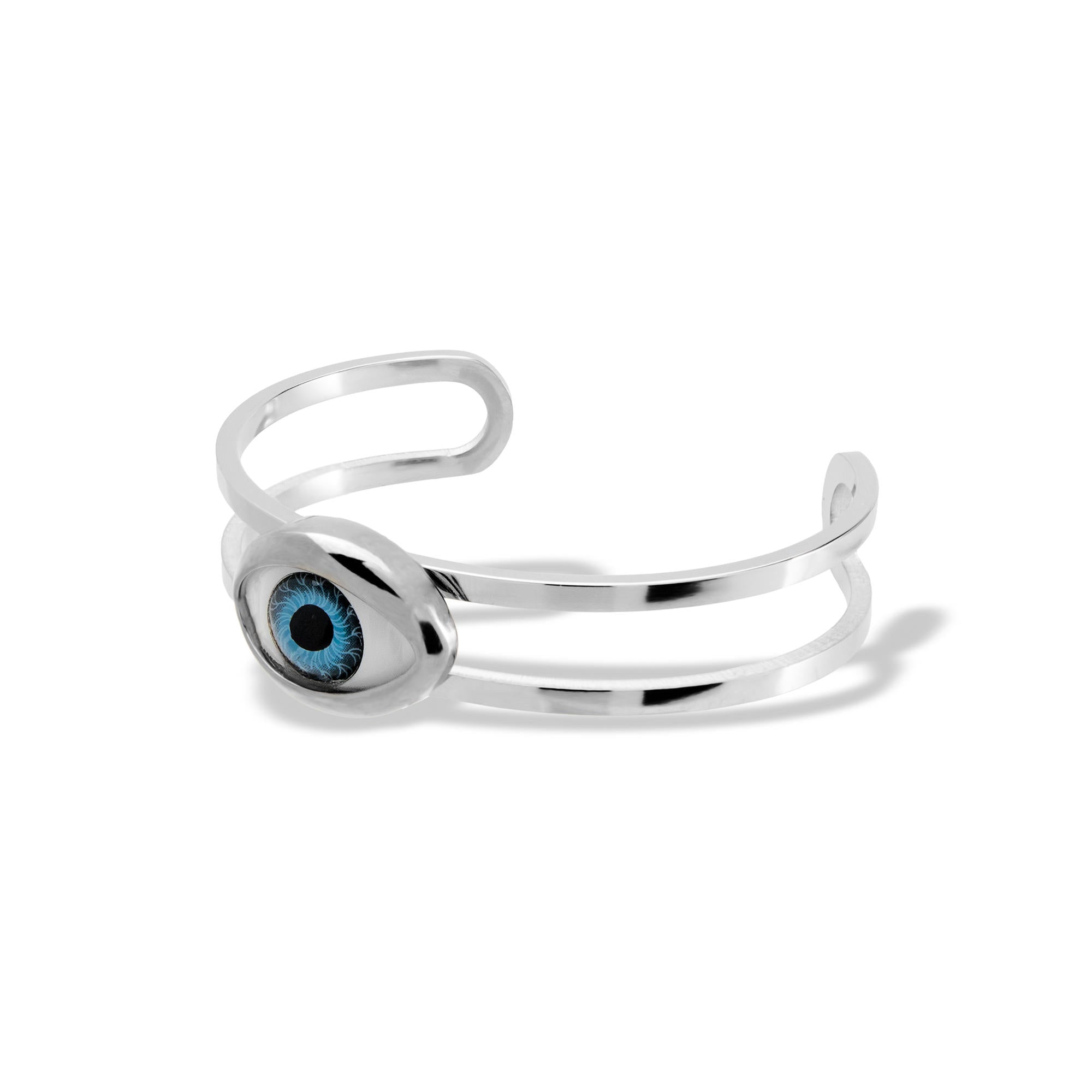 Brazalete ojo realista azul 7cm