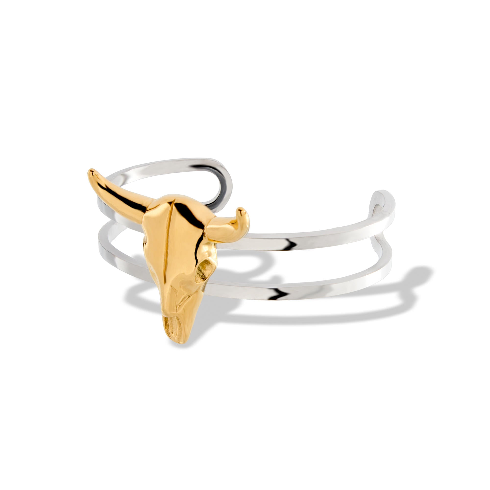 Brazalete cabeza de toro 7cm