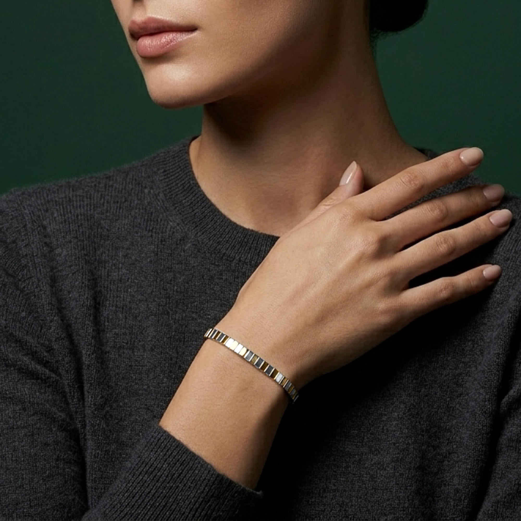 Brazalete ajustable de extensible liso 7mm