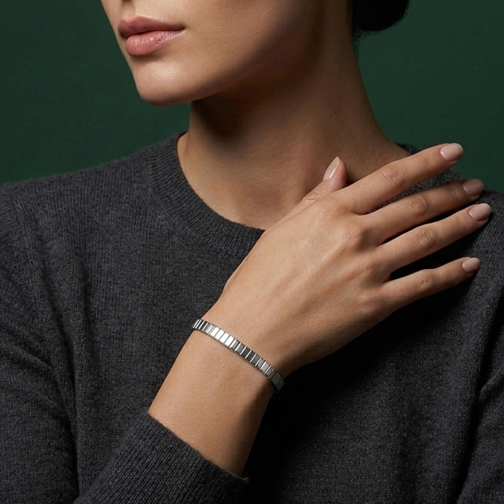 Brazalete ajustable de extensible liso 7mm