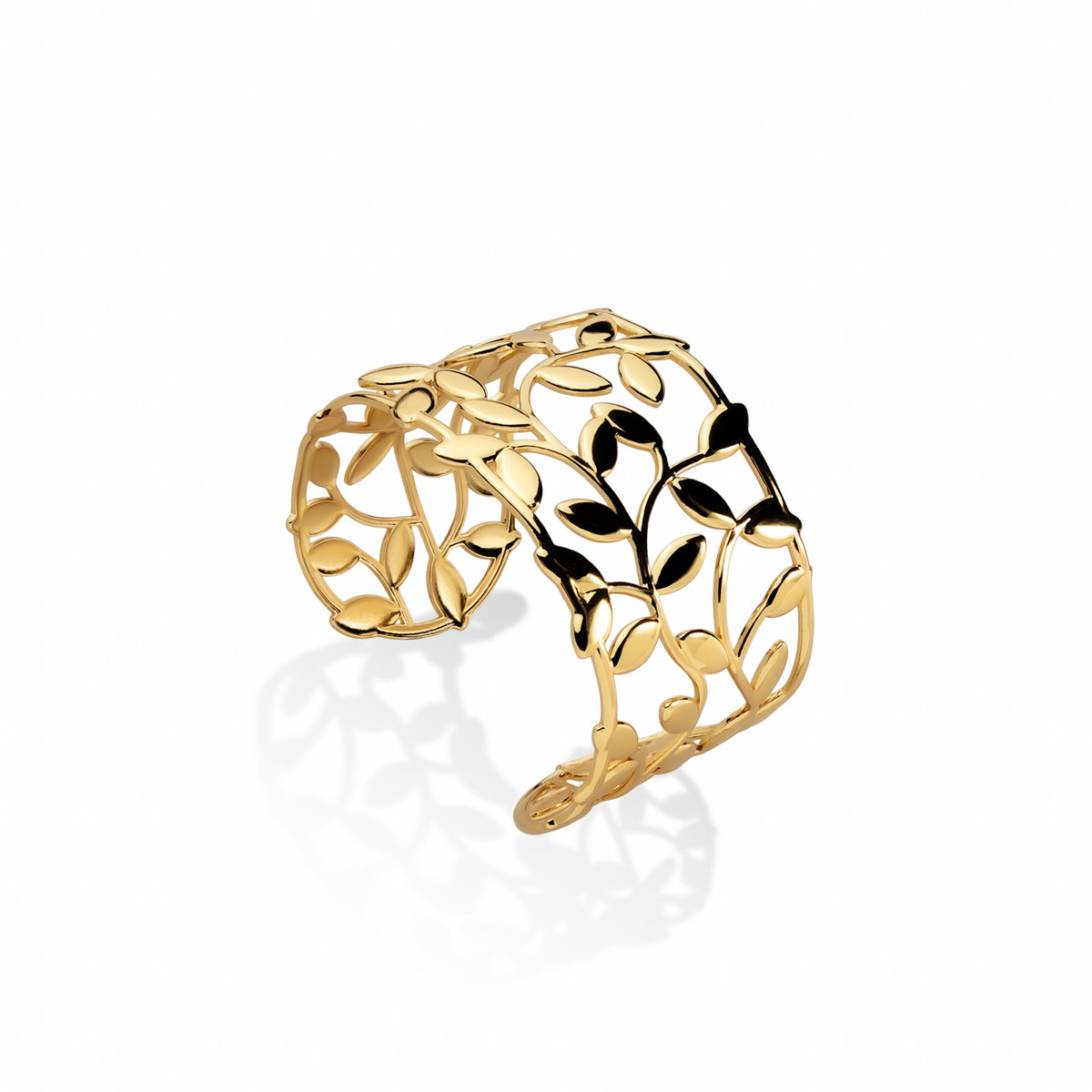 Brazalete ajustable de ramas lisas 42mm