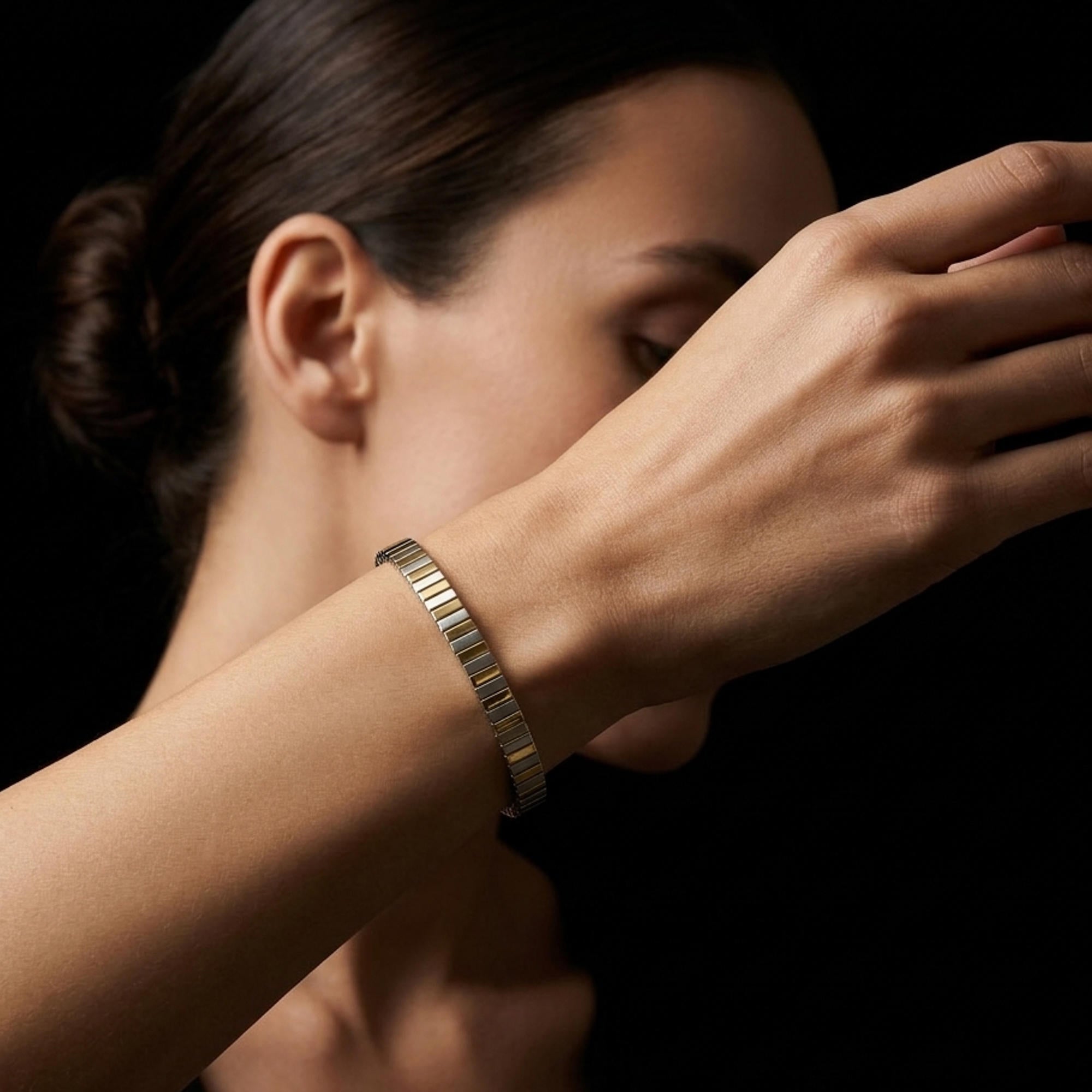 Brazalete ajustable de extensible liso 9mm