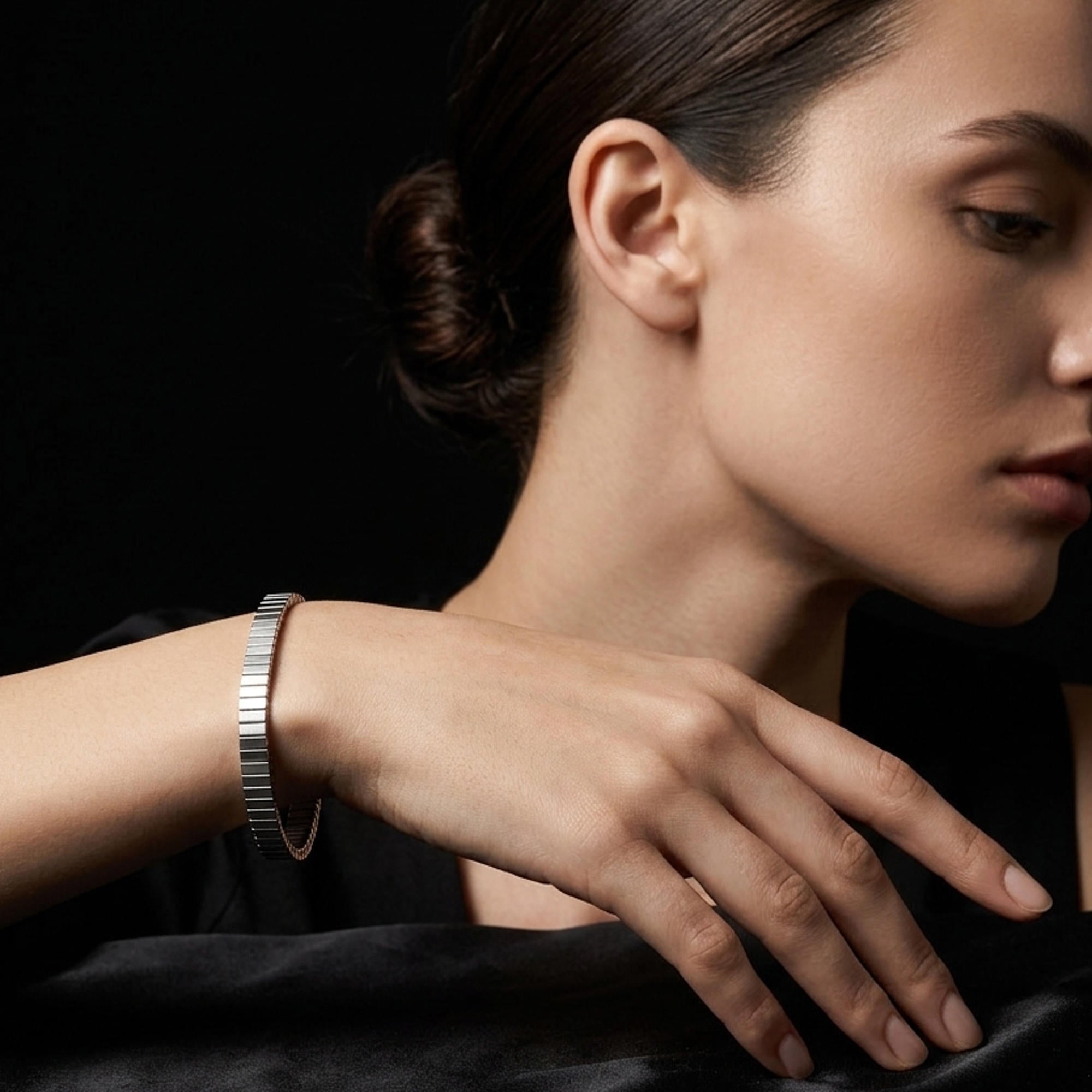 Brazalete ajustable de extensible liso 9mm