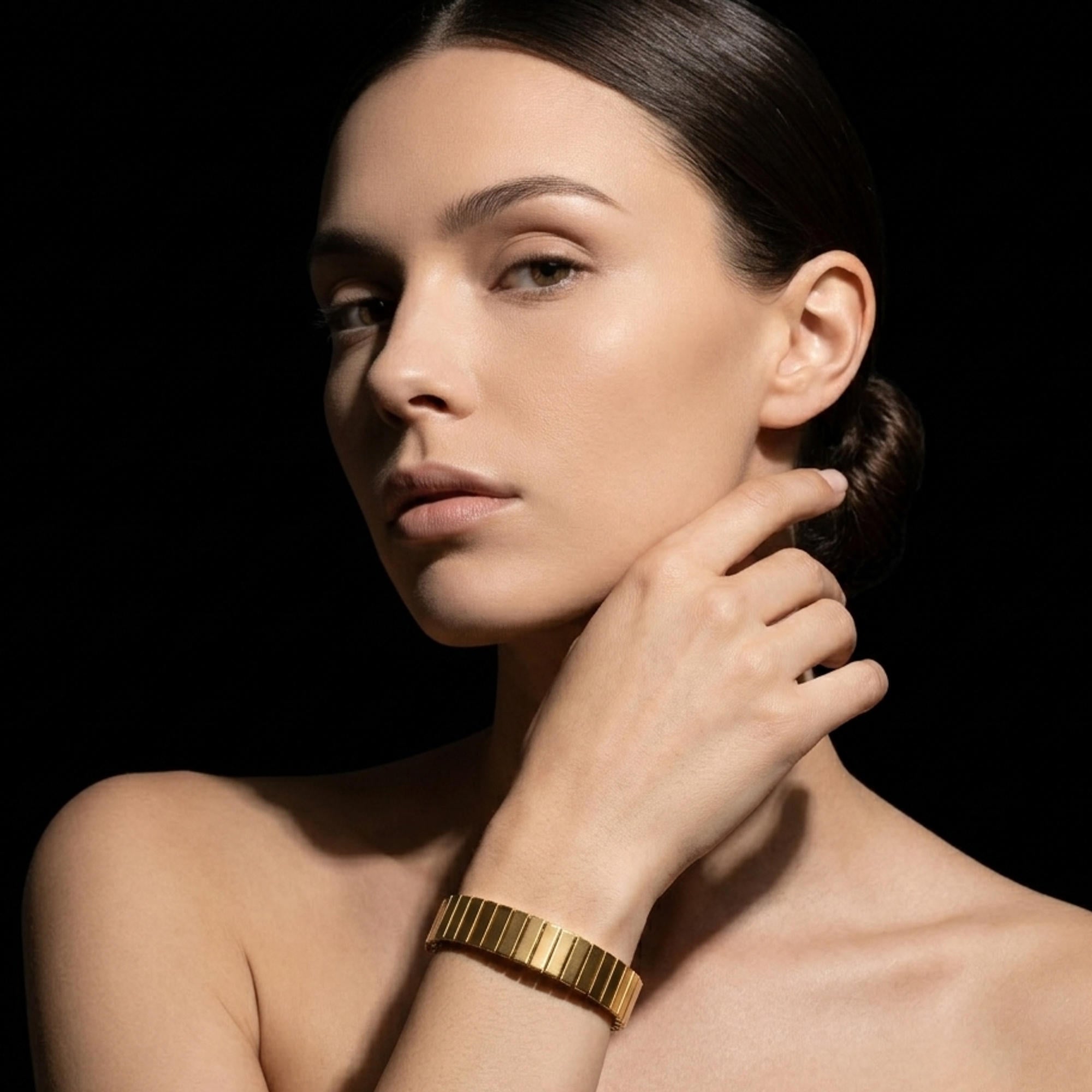 Brazalete ajustable de extensible liso 12mm
