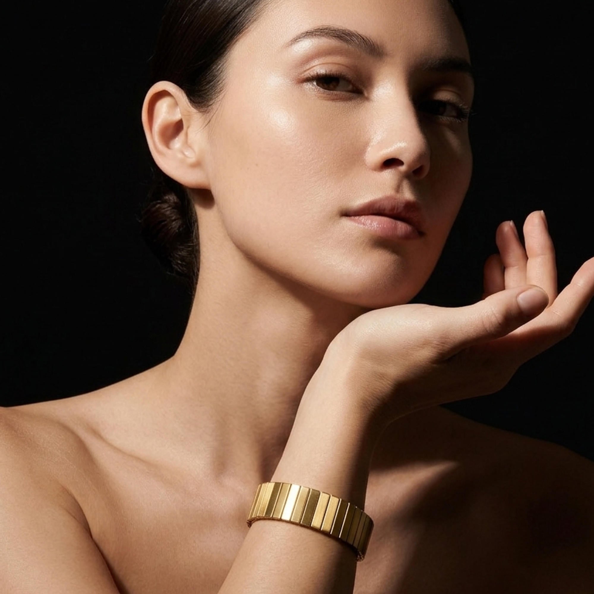 Brazalete ajustable de extensible liso 16mm