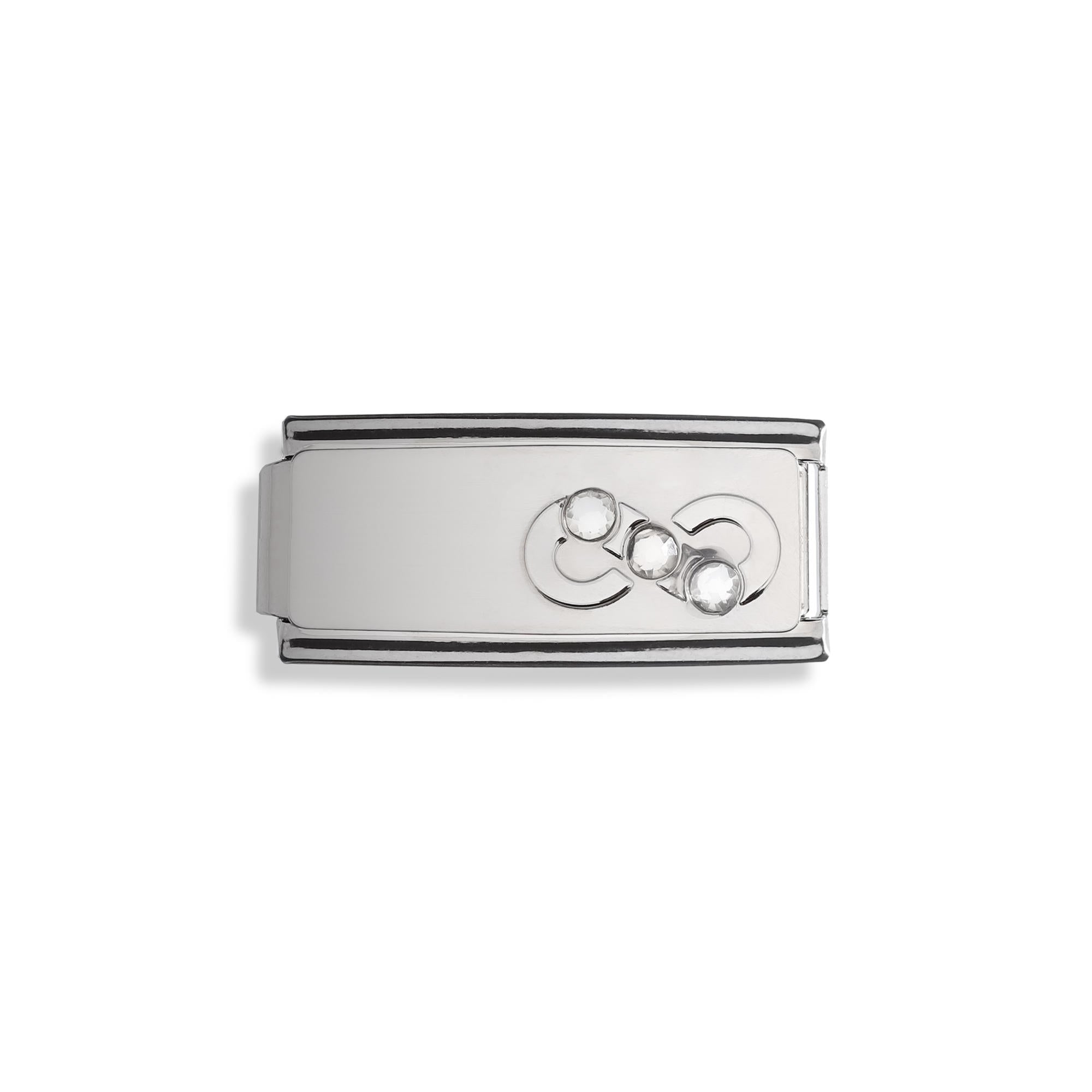 Charm eslabon italiano infinito 20x10mm