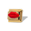 Charm eslabon italiano labios esmaltados 9x10mm
