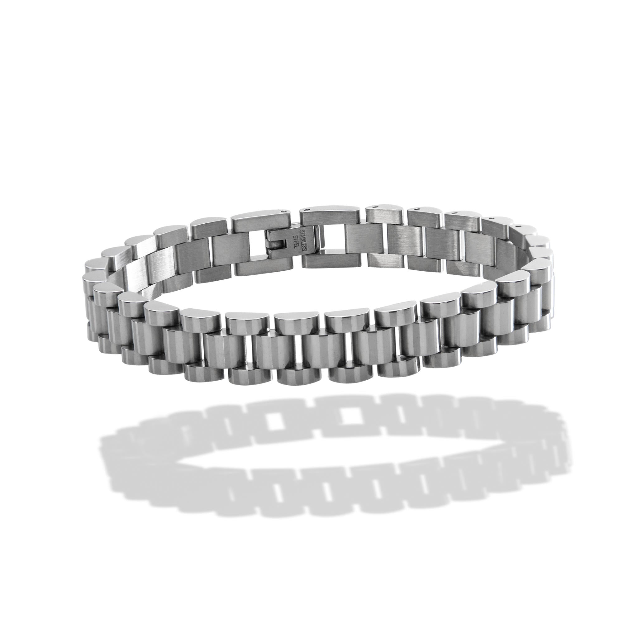 Pulsera eslabon tipo extensible liso 20cm
