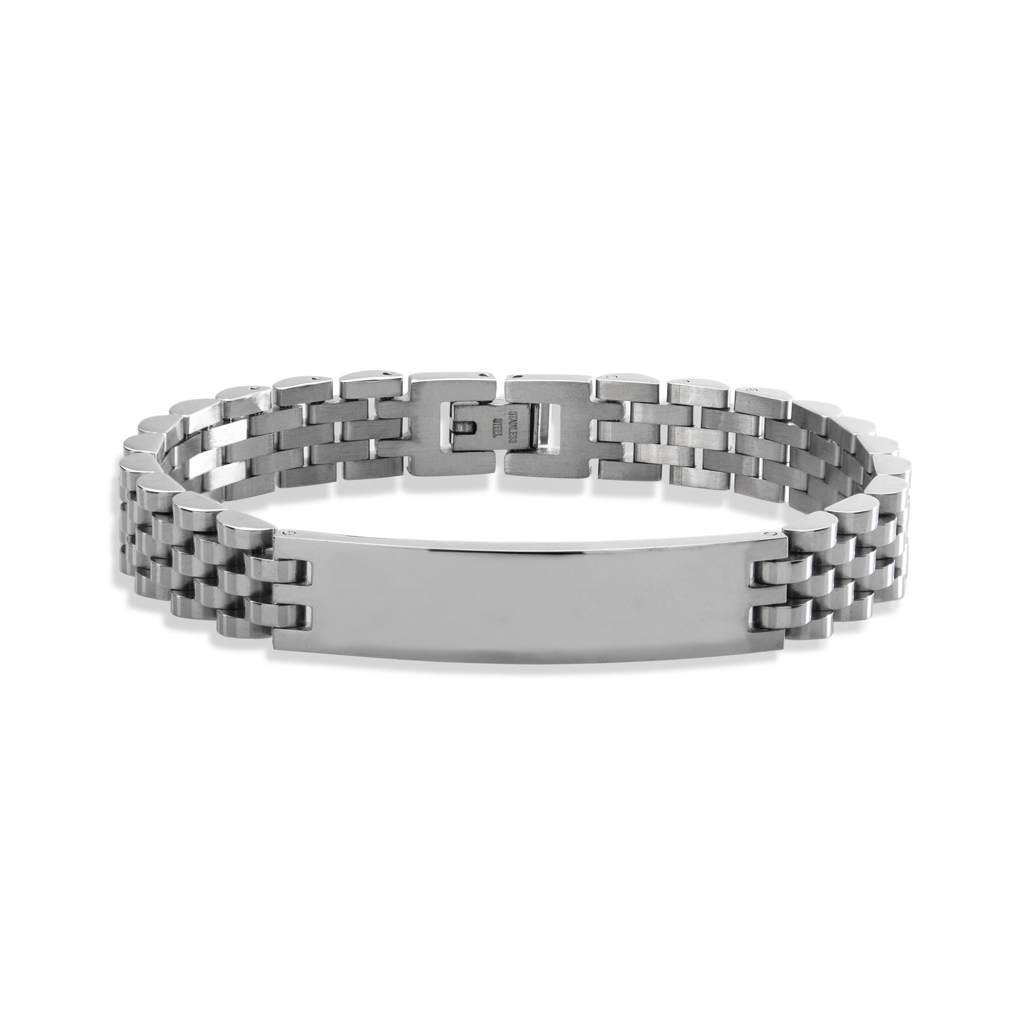 Pulsera con placa eslabon tipo extensible 20.5cm