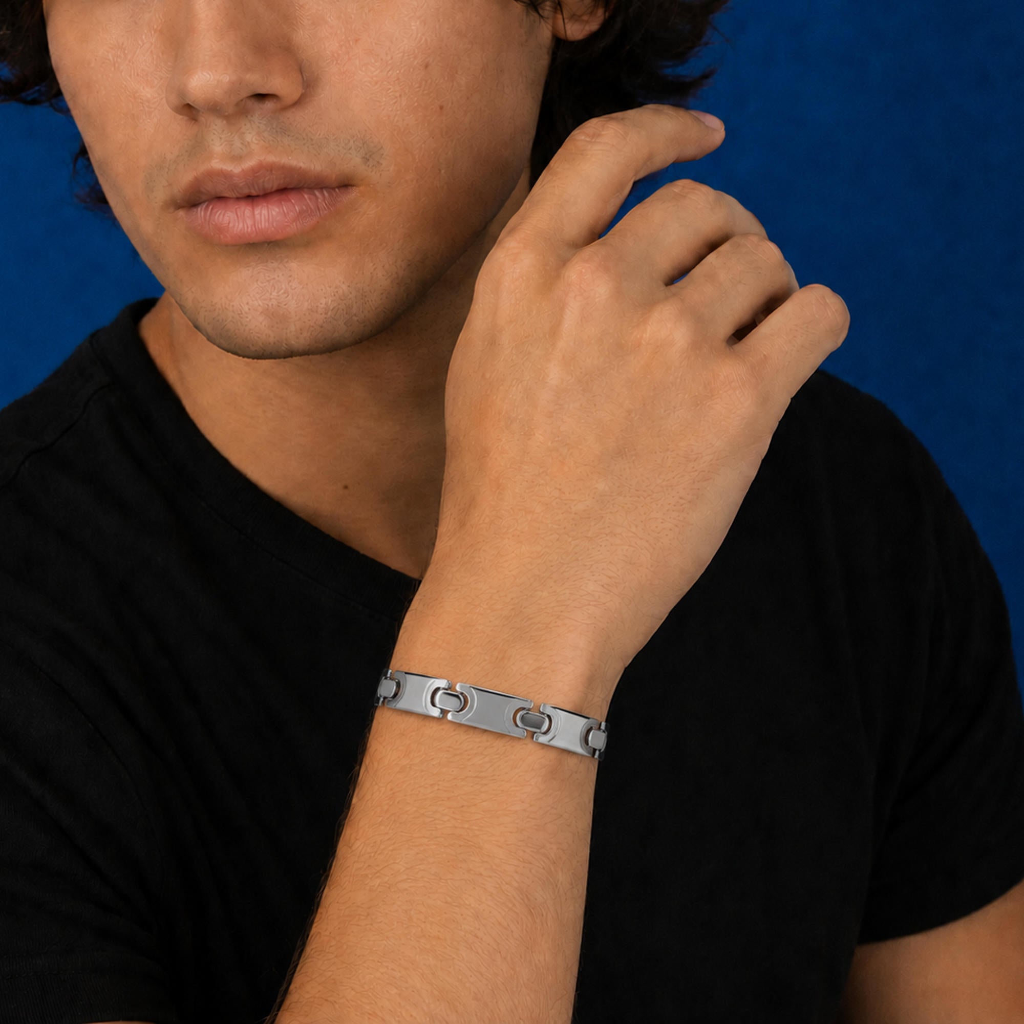 Pulsera eslabon marino liso 20cm