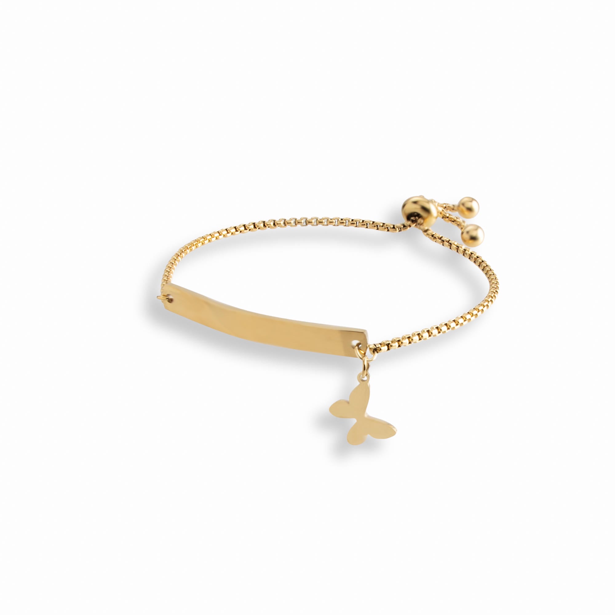 Esclava ajustable con placa lisa mariposa lisa colgante 20mm