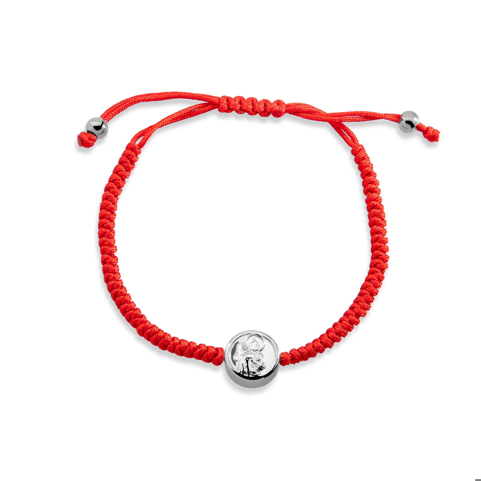 Pulsera ajustable hilo tejido San Judas Tadeo 11mm