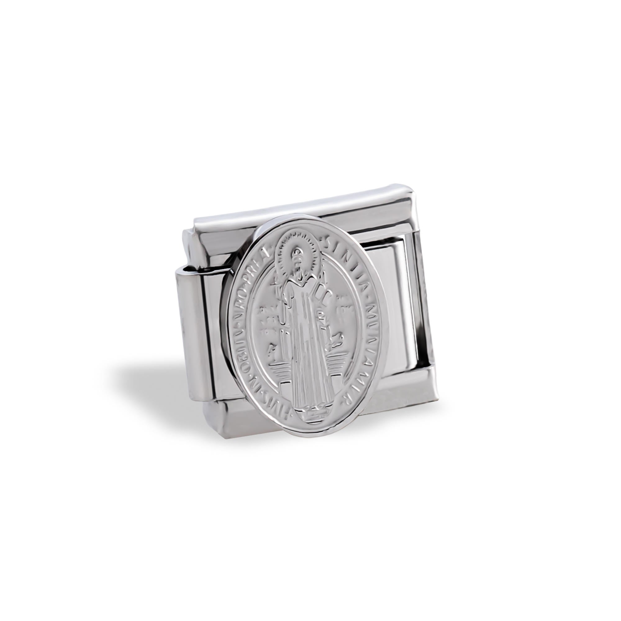 Charm eslabon italiano San Benito 9x10mm