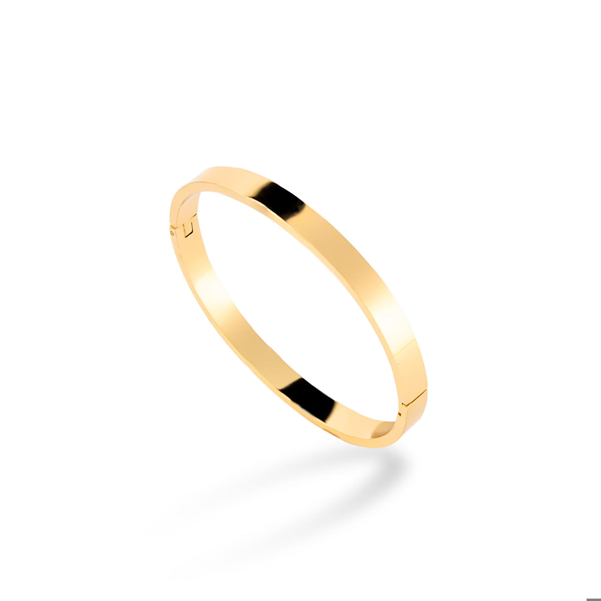 Brazalete liso broche a presion 6cm