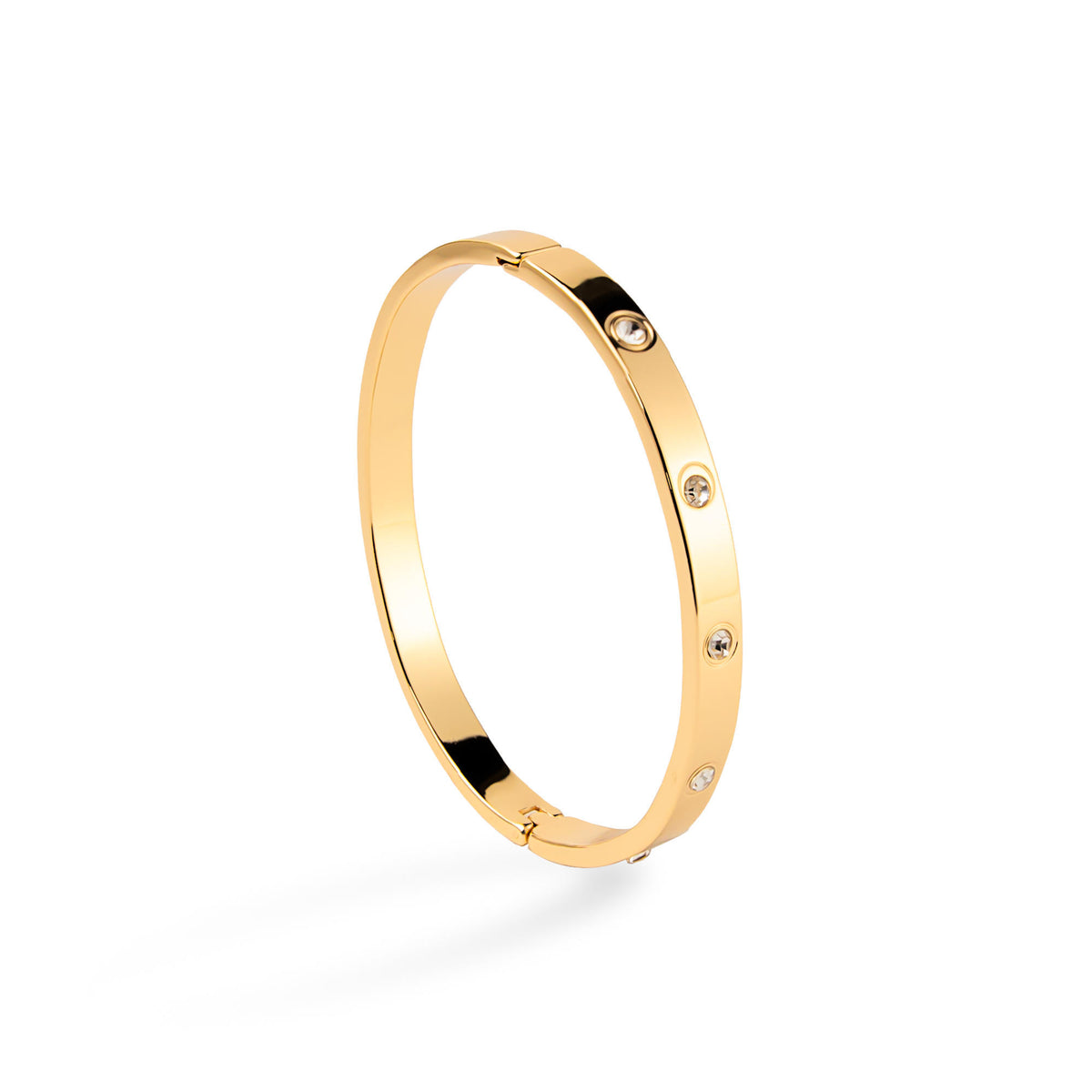 Brazalete con cristales incrustados 6cm