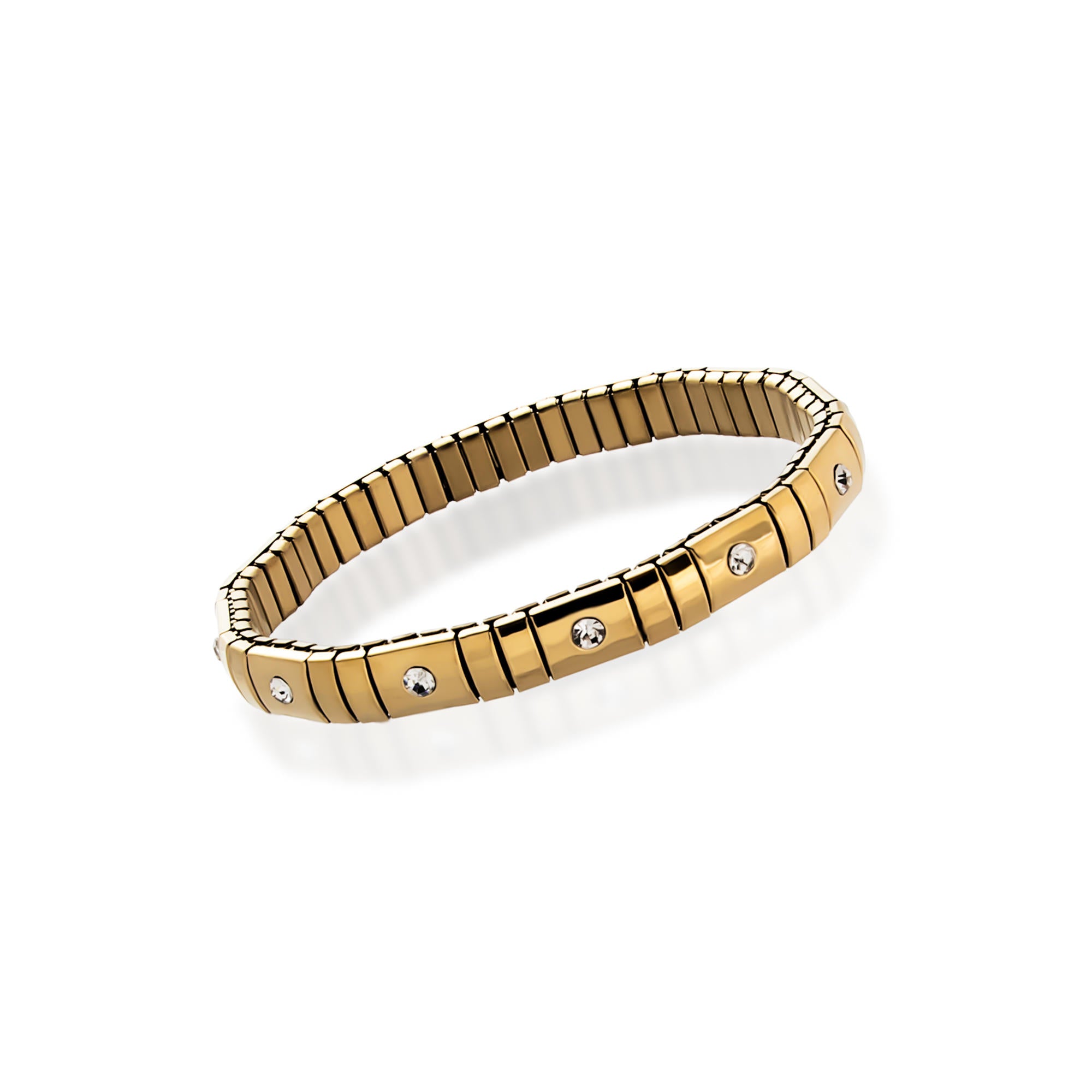 Brazalete ajustable de extensible cristal incrustado 7mm