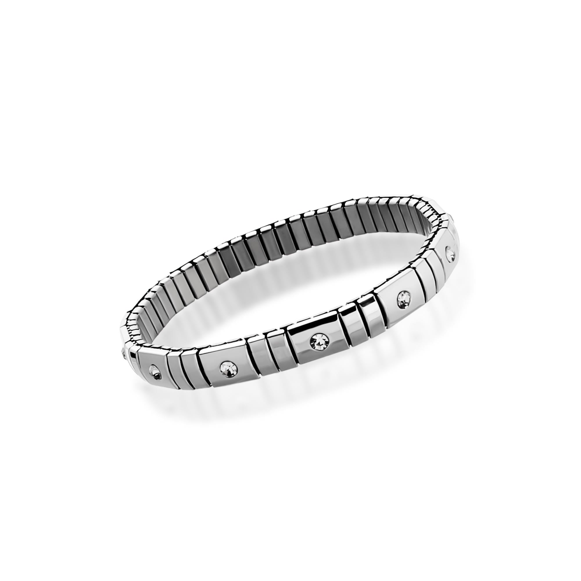 Brazalete ajustable de extensible cristal incrustado 7mm
