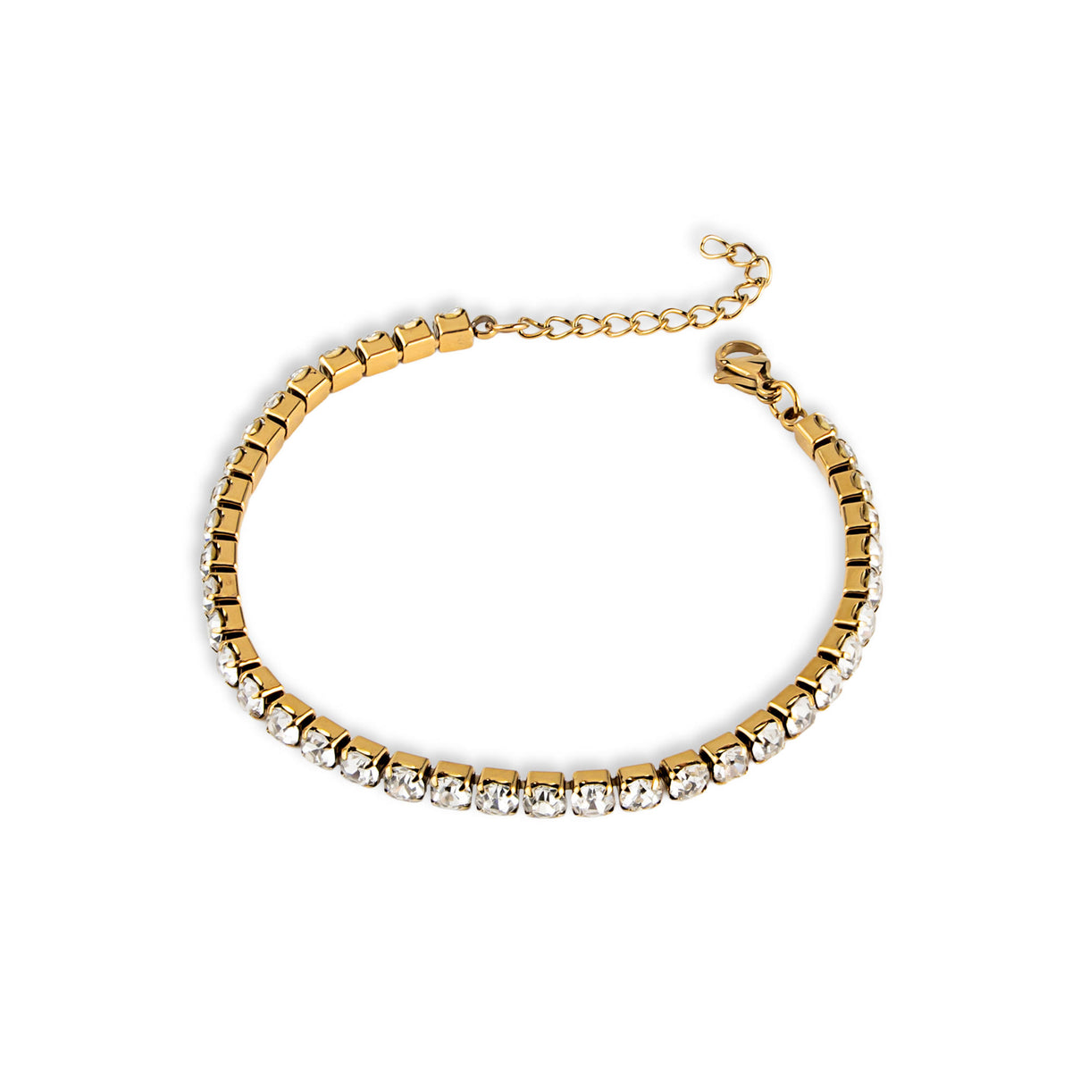 Pulsera de tenis de cristales 17-20cm