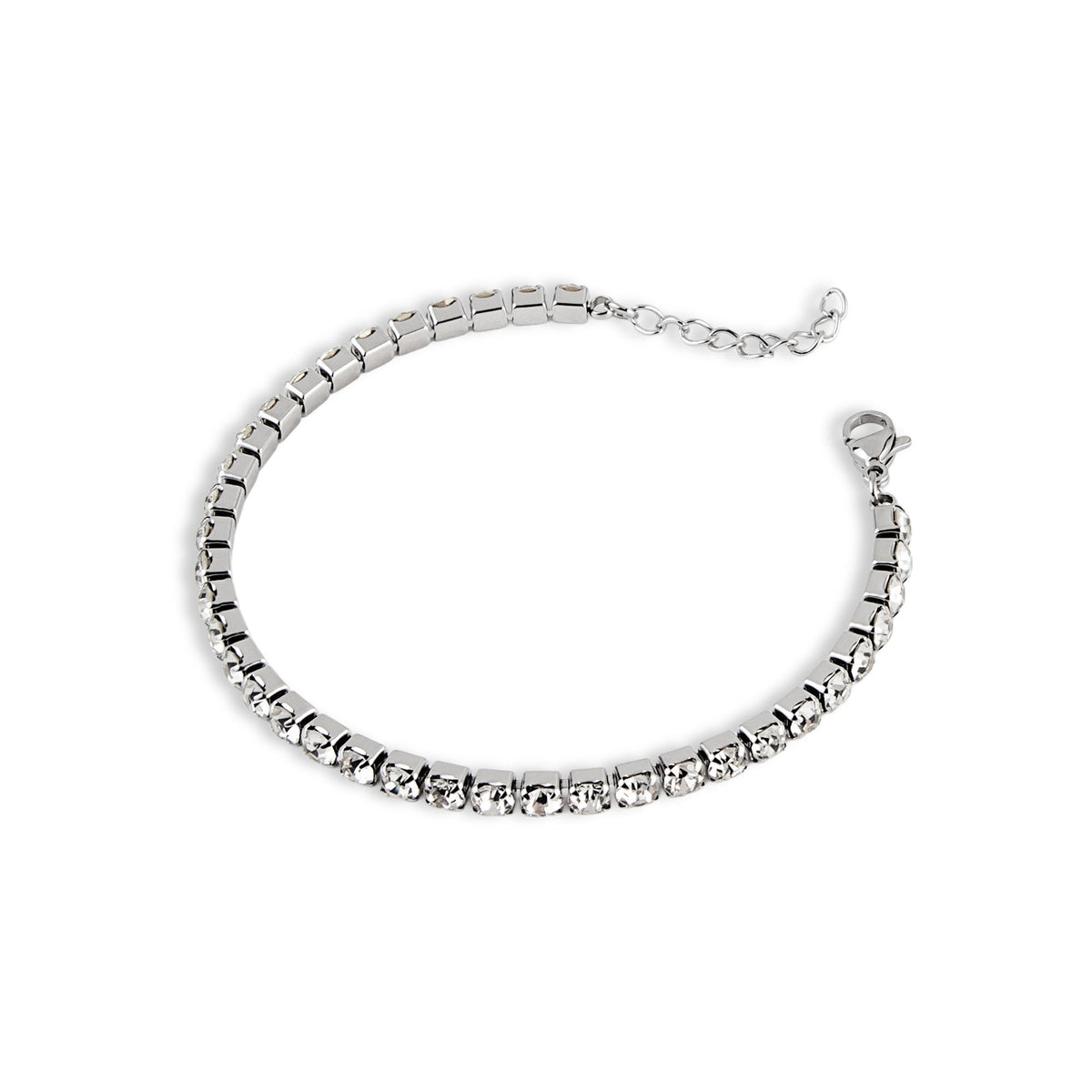 Pulsera de tenis de cristales 17-20cm