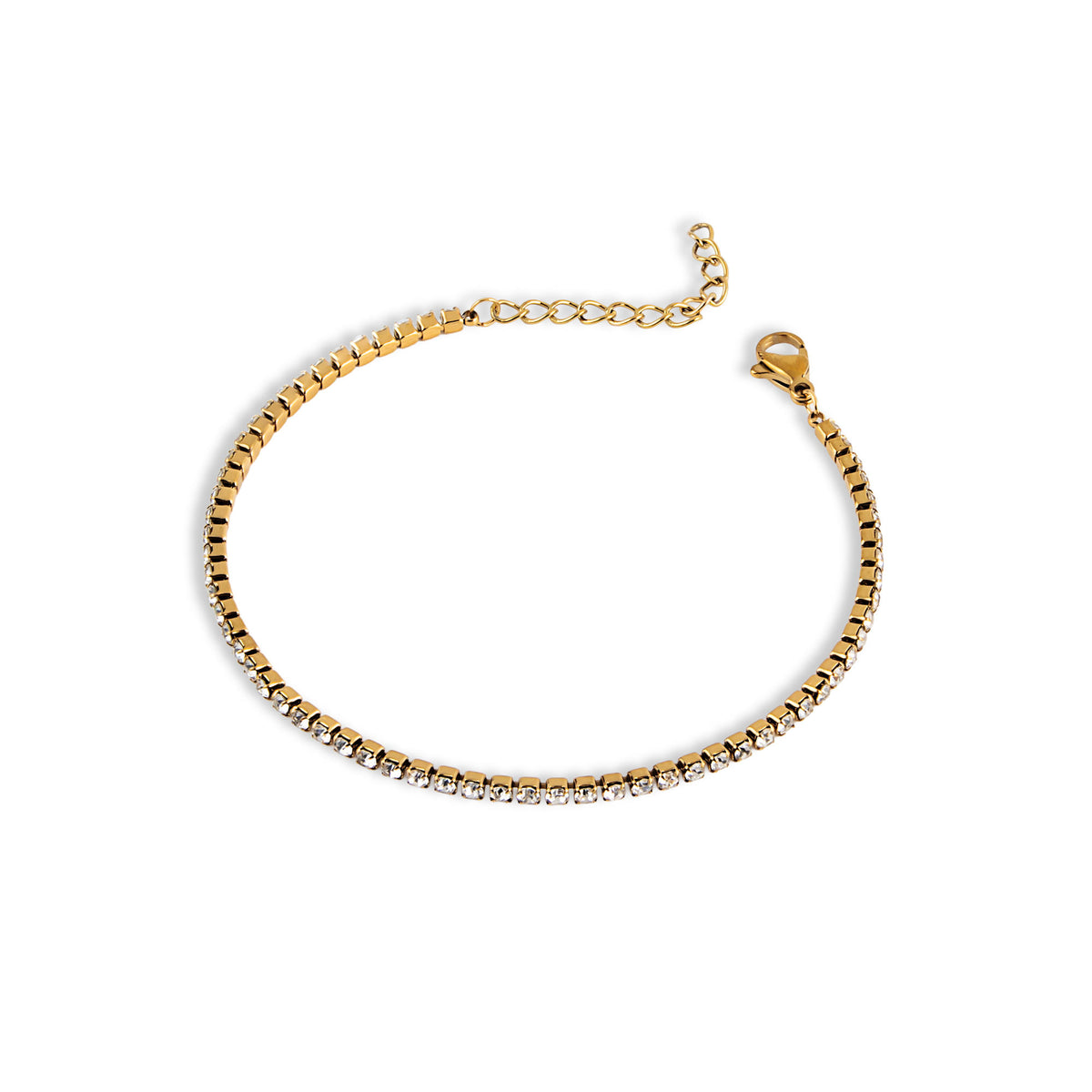 Pulsera de tenis de cristales 17-20cm