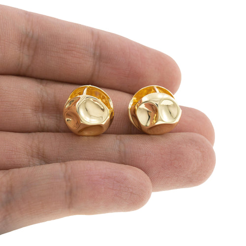 Huggies de bola martillada 16mm