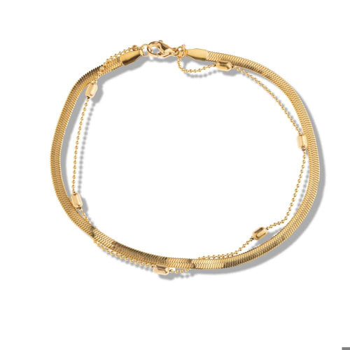 Tobillera doble balin panza de vibora cilindro 23cm