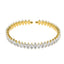 Brazalete con cristales marquise 7cm