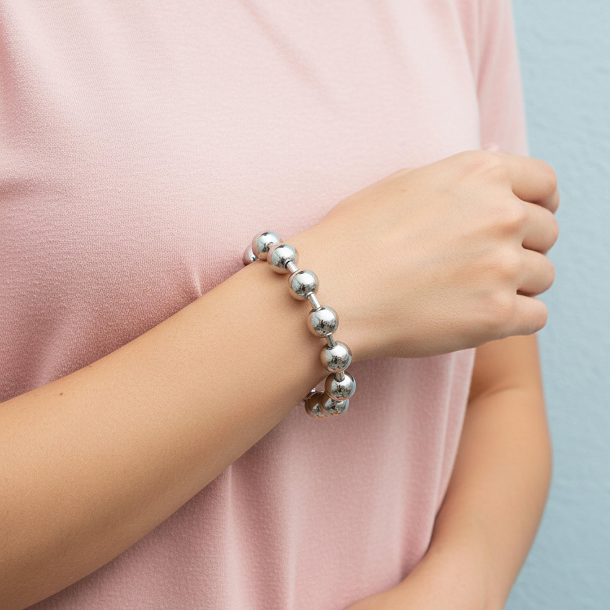Pulsera balines gruesos 16cm