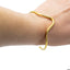 Brazalete ajustable ondulado 4mm