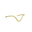 Brazalete ajustable ondulado 4mm