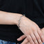 Brazalete ajustable entrelazado 4mm