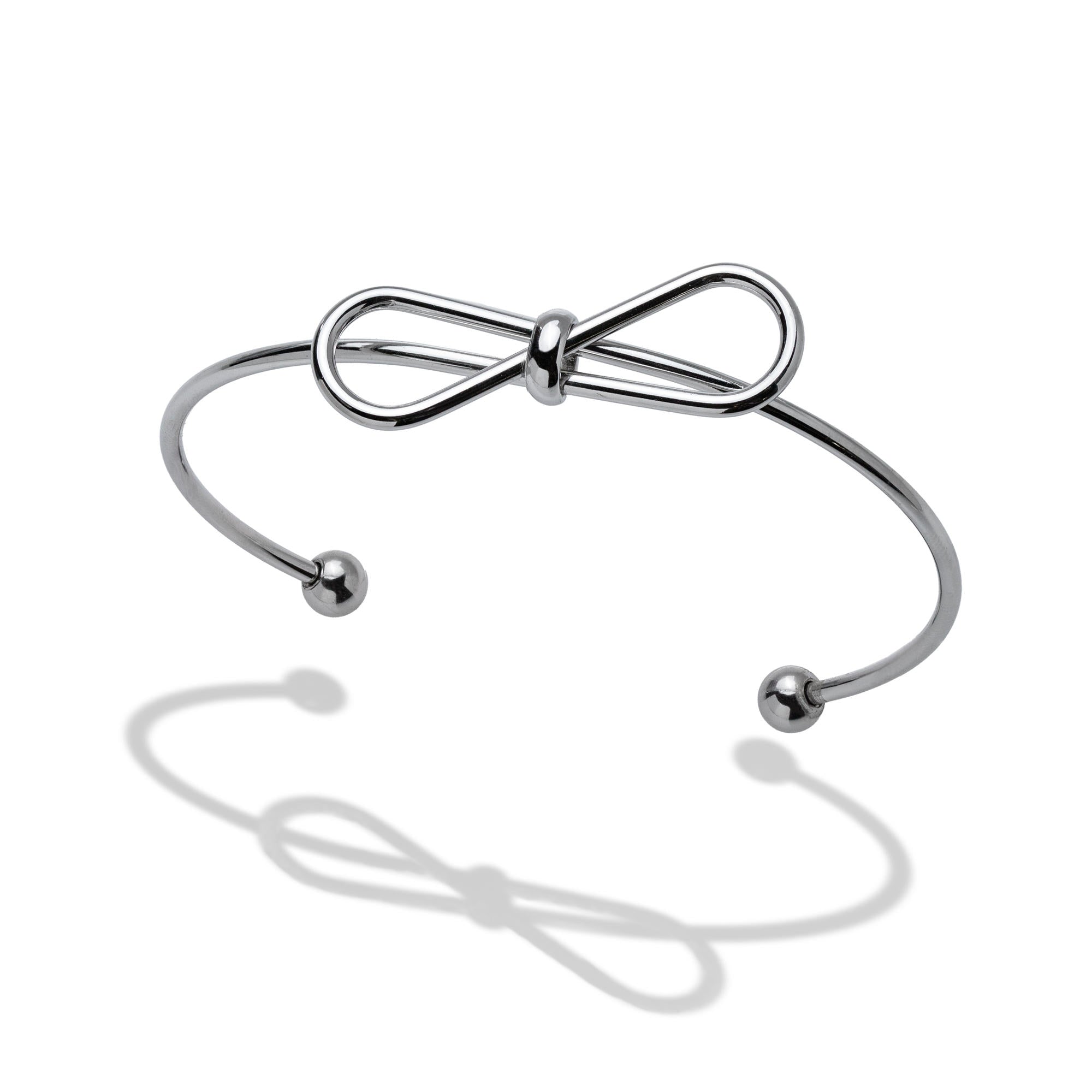 Brazalete ajustable moño infinito 2mm