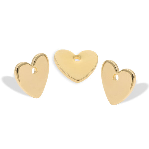 Dije de corazon liso 8mm