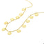 Collar flores colgantes 38cm