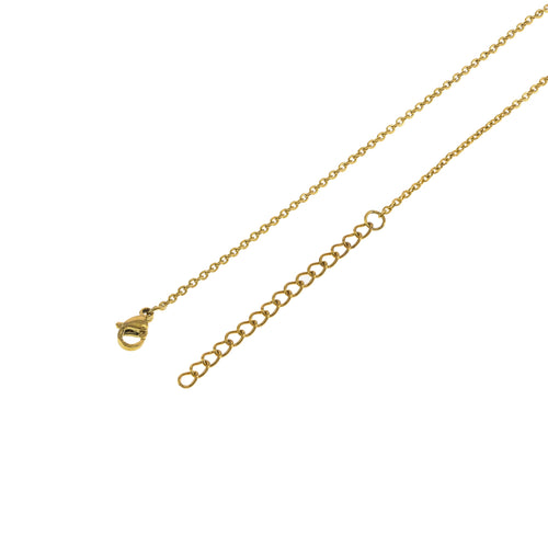 Corbatin barrita lisa ancla largo 45cm colgante 9cm