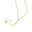 Corbatin barrita lisa ancla largo 45cm colgante 9cm