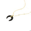 Collar luna de piedra onix 45cm