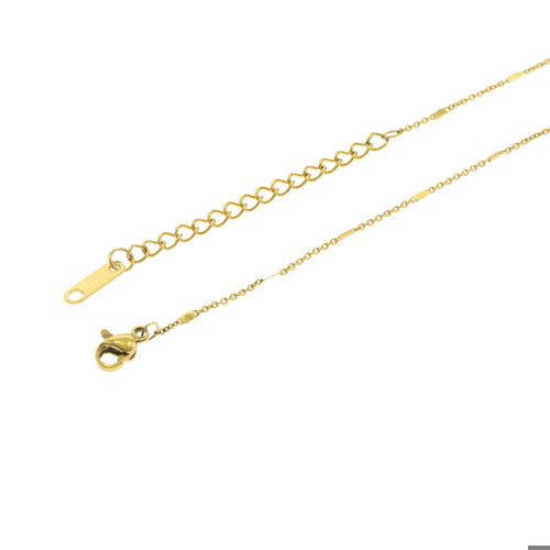 Collar luna de piedra onix 45cm