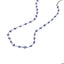 Collar ojo  azul neon 38cm