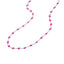 Collar ojo  rosa neon 38cm