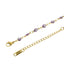 Collar ojo  lila 38cm