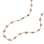 Collar ojo  lila 38cm